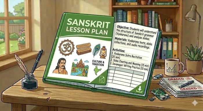B.ED Lesson Plan Teaching of Sanskrit