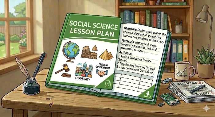 B.ED Lesson Plan Teaching of Social science