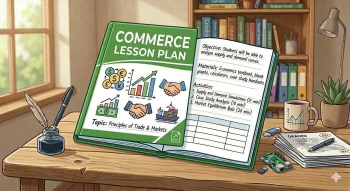 B.ED Lesson Plan Teaching of Commerce