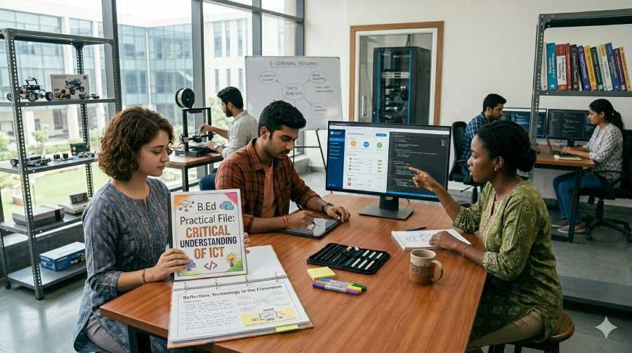 critical understanding of ict b.ed practical file cambridge education