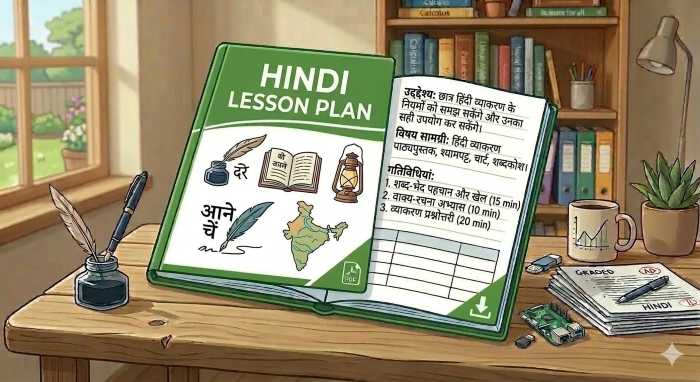 B.ED Lesson Plan Teaching of Hindi