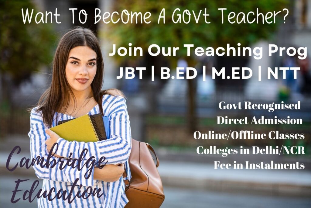 B.ED Admission in Delhi/NCR