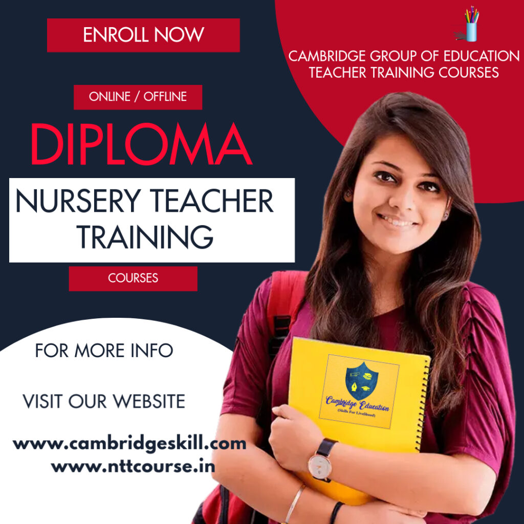 nursery teacher training course in delhi